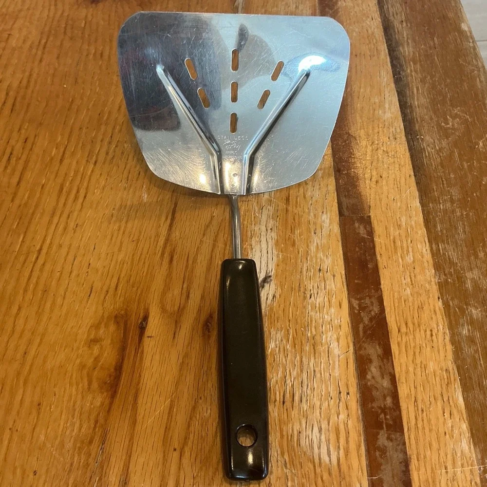 Vintage Foley Spatula Slotted Stainless Steel Wide Fish Turner 11
